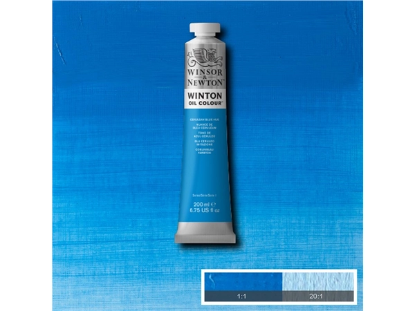 Een Olieverf Winton 200 ml 138 cerulean blue (phthalo) koop je bij Terpen Tijn