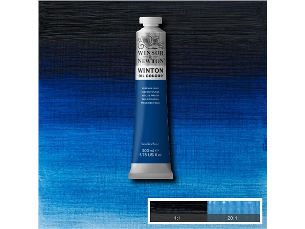 Een Olieverf Winton 200 ml 538 prussian blue koop je bij Terpen Tijn