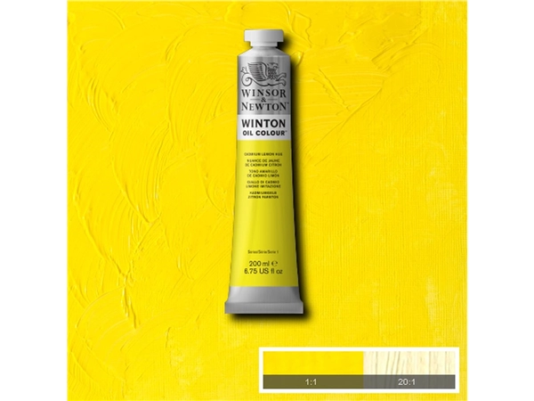 Een Olieverf Winton 200 ml 087 cadmium lemon hue koop je bij Terpen Tijn