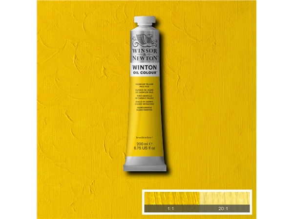 Een Olieverf Winton 200 ml 119 cadmium yellow pale hue koop je bij Terpen Tijn