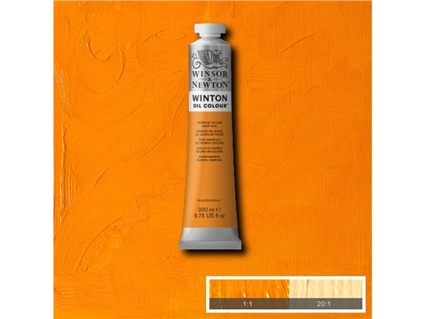 Een Olieverf Winton 200 ml 115 cadmium yellow deep hue koop je bij Terpen Tijn