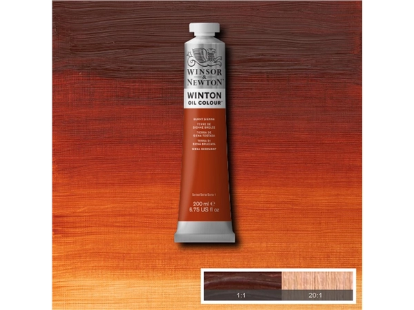 Een Olieverf Winton 200 ml 074 burnt sienna koop je bij Terpen Tijn