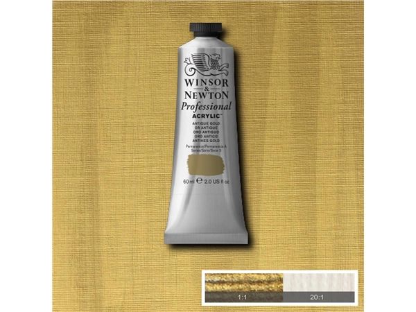 Een WINSOR & NEWTON ARTISTS ACRYLVERF 60ML 014 ANTIQUE GOLD koop je bij Terpen Tijn