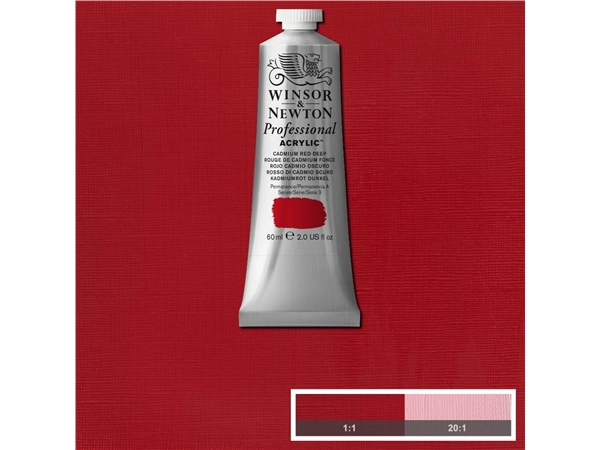 Een Winsor & Newton Professional Acrylic Colour 60ml 097 cadmium red deep koop je bij Terpen Tijn