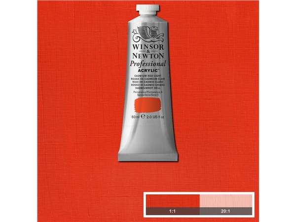 Een Winsor & Newton Professional Acrylic Colour 60ml 100 cadmium red light koop je bij Terpen Tijn