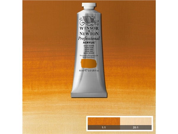 Een WINSOR & NEWTON ARTISTS ACRYLVERF 60ML 285 GOLD OCHRE koop je bij Terpen Tijn