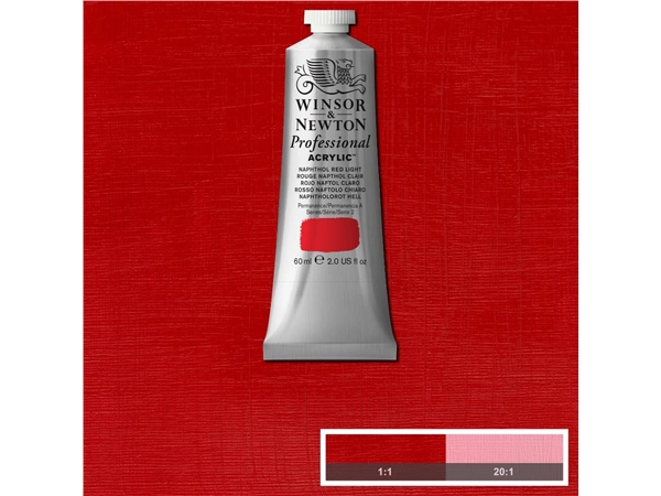 Een WINSOR & NEWTON ARTISTS ACRYLVERF 60ML 421 NAPHTHOL RED LIGHT koop je bij Terpen Tijn