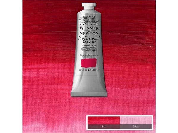 Een WINSOR & NEWTON ARTISTS ACRYLVERF 60ML 502 PERMANENT ROSE koop je bij Terpen Tijn