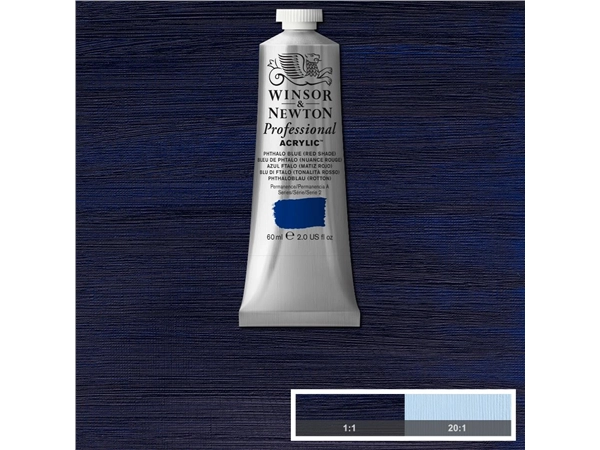 Een WINSOR & NEWTON ARTISTS ACRYLVERF 60ML 514 PHTHALO BLUE (RED koop je bij Terpen Tijn