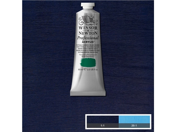 Een WINSOR & NEWTON ARTISTS ACRYLVERF 60ML 515 PHTHALO BLUE (GRE koop je bij Terpen Tijn