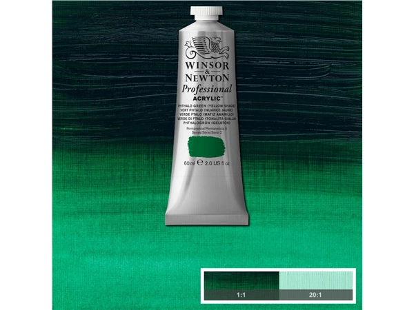 Een WINSOR & NEWTON ARTISTS ACRYLVERF 60ML 521 PHTHALO GREEN (YELLOW) koop je bij Terpen Tijn