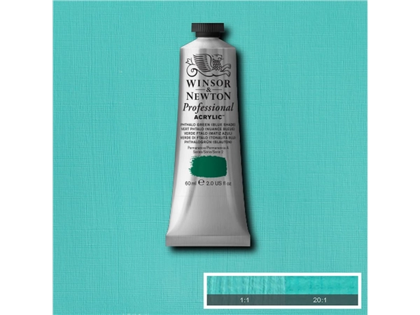 Een WINSOR & NEWTON ARTISTS ACRYLVERF 60ML 522 PHTHALO GREEN (BLUE) koop je bij Terpen Tijn