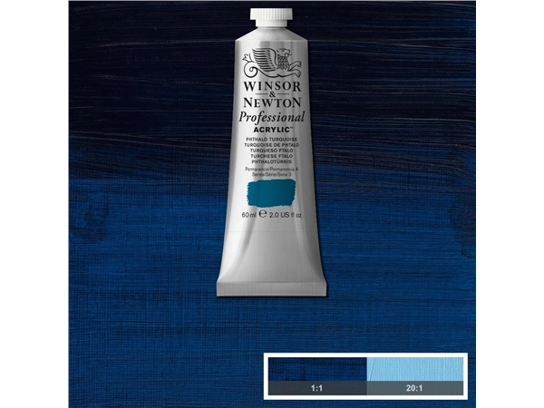 Een WINSOR & NEWTON ARTISTS ACRYLVERF 60ML 526 PHTHALO TURQUOISE koop je bij Terpen Tijn