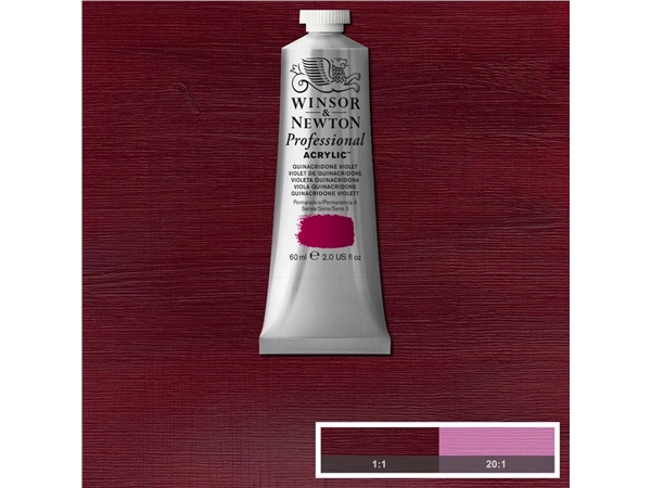 Een WINSOR & NEWTON ARTISTS ACRYLVERF 60ML 550 QUINAC VIOLET koop je bij Terpen Tijn