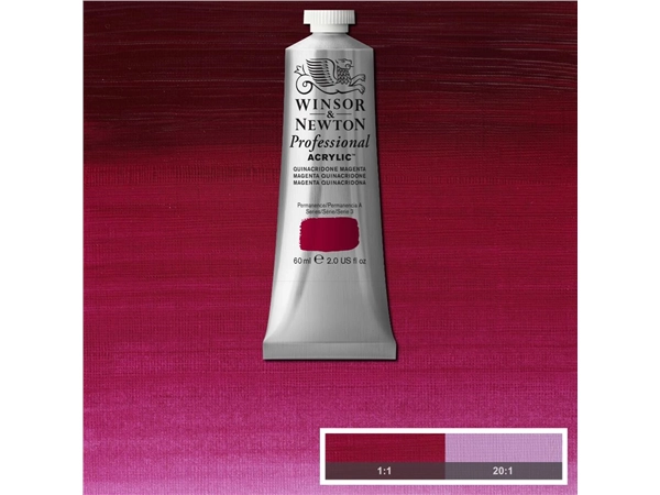 Een WINSOR & NEWTON ARTISTS ACRYLVERF 60ML 545 QUINAC MAGENTA koop je bij Terpen Tijn