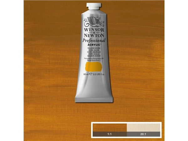 Een WINSOR & NEWTON ARTISTS ACRYLVERF 60ML 744 YELLOW OCHRE koop je bij Terpen Tijn