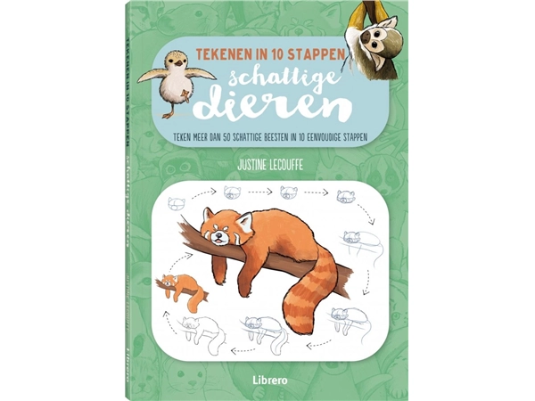 Een Schattige dieren – Tekenen in 10 stappen Paperback 128 pagina's koop je bij Terpen Tijn