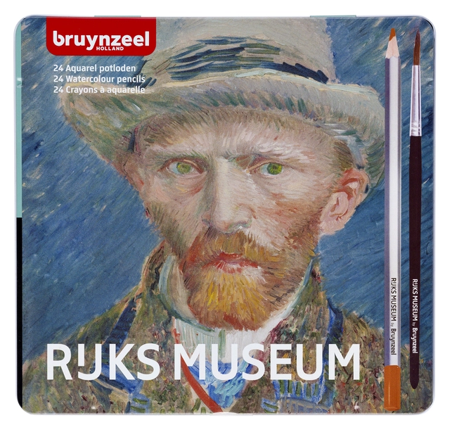 Een Bruynzeel aquarelpotloden 24 stuks set Van Gogh koop je bij Terpen Tijn