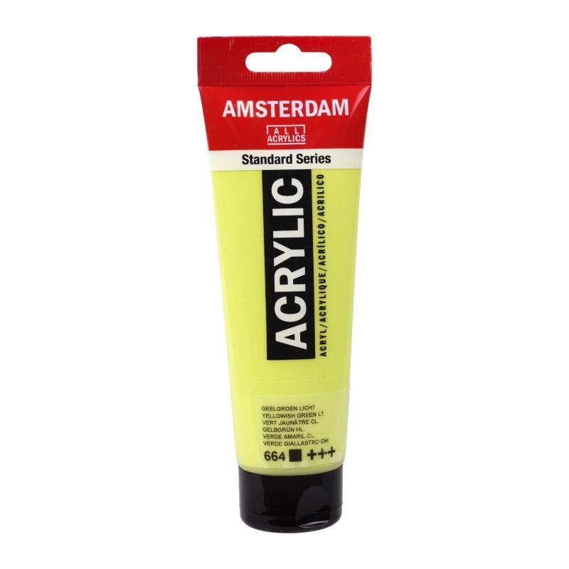 Een Acrylverf Amsterdam 120 ml 664 geelgroen licht koop je bij Terpen Tijn