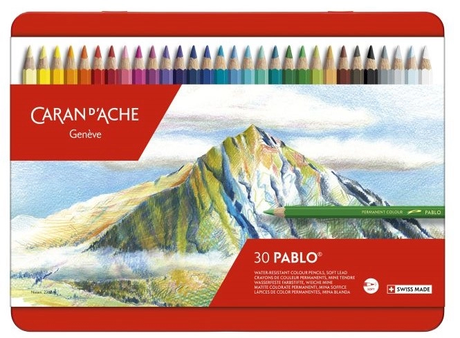 Een Caran d'Ache Pablo kleurpotloden 30 stuks set koop je bij Terpen Tijn