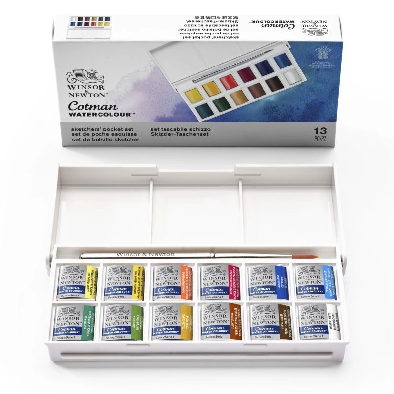 Een Cotman aquarelverf 12 napjes set koop je bij Terpen Tijn