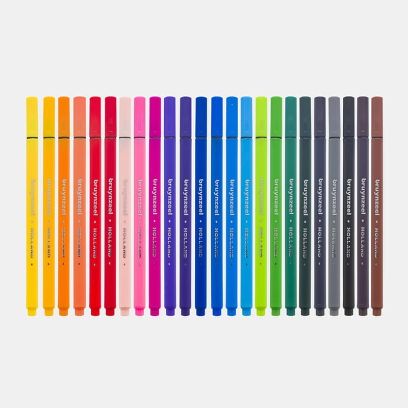 Een Fineliners 0,4 mm set met 24 kleuren koop je bij Terpen Tijn