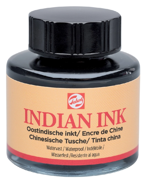 Een Oostindische inkt 30 ml Talens koop je bij Terpen Tijn