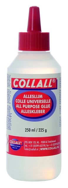 Een Alleslijm 250 ml transparant Collall koop je bij Terpen Tijn