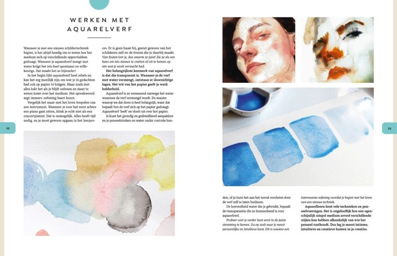 Een Creatieve portretten in aquarel Paperback 144 pagina's koop je bij Terpen Tijn