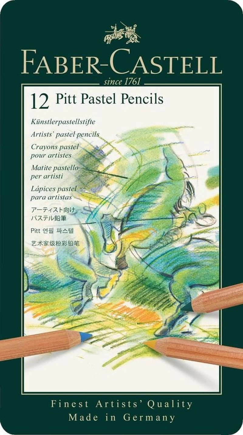 Een Faber-Castell Pitt pastelpotloden 12 stuks set koop je bij Terpen Tijn