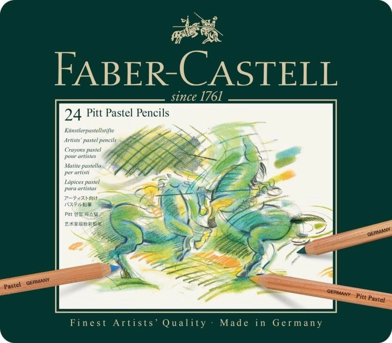 Een Faber-Castell Pitt pastelpotloden 24 stuks set koop je bij Terpen Tijn