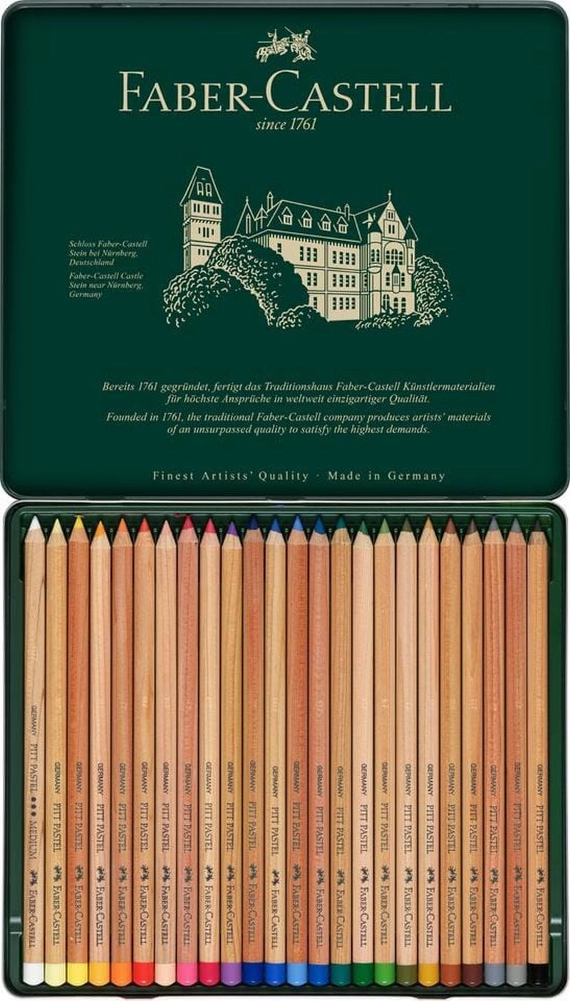 Een Faber-Castell Pitt pastelpotloden 24 stuks set koop je bij Terpen Tijn