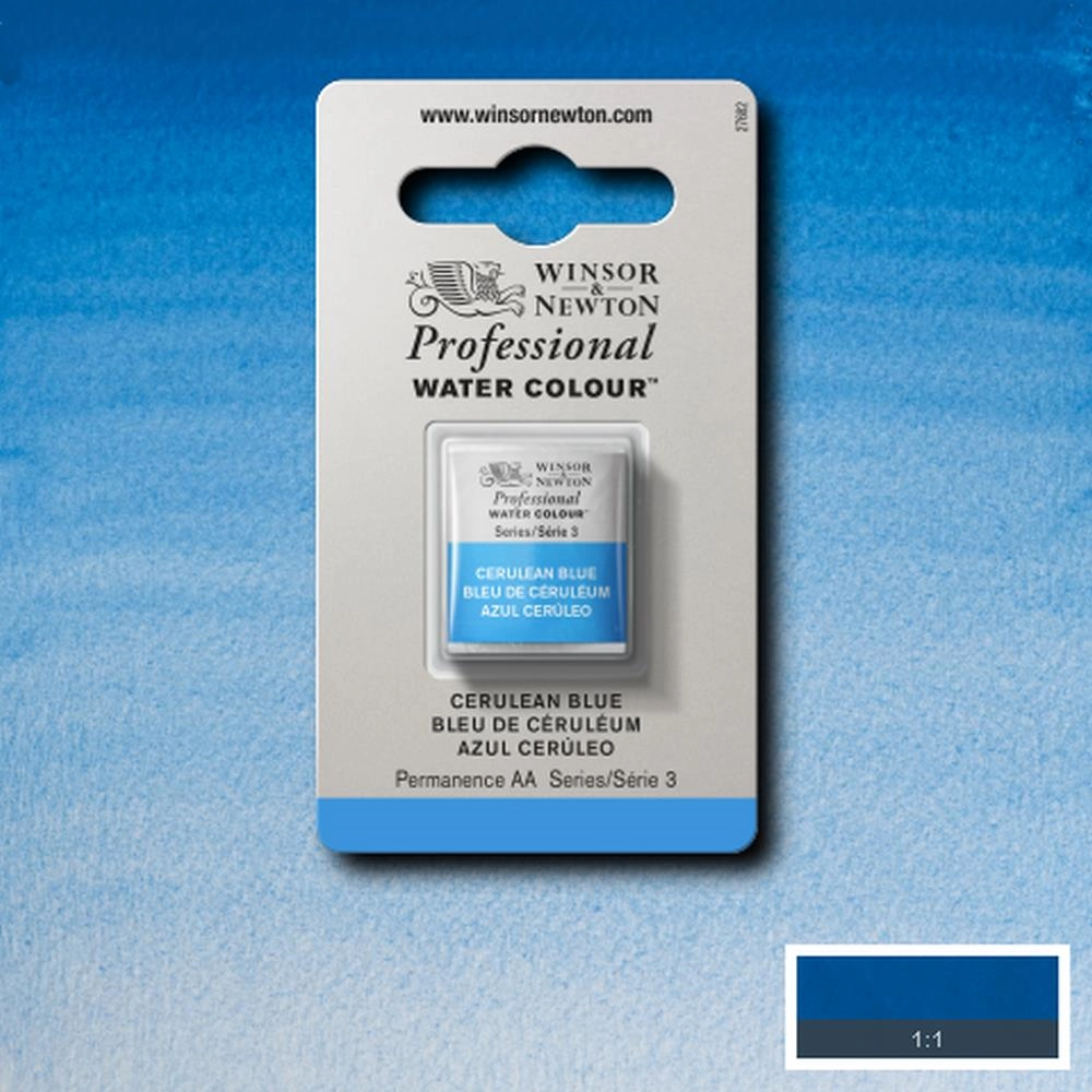 Een Aquarelverf Winsor & Newton Artists half 137 cerulean blue koop je bij Terpen Tijn