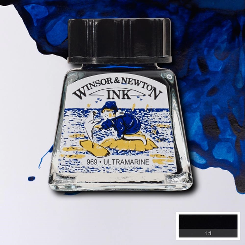 Een Tekeninkt Winsor & Newton 14 ml 660 ultramarine koop je bij Terpen Tijn