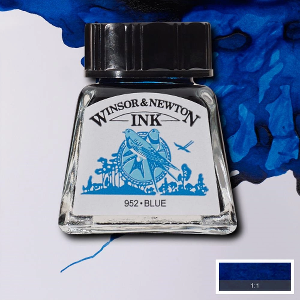 Een Tekeninkt Winsor & Newton 14 ml 032 blue koop je bij Terpen Tijn