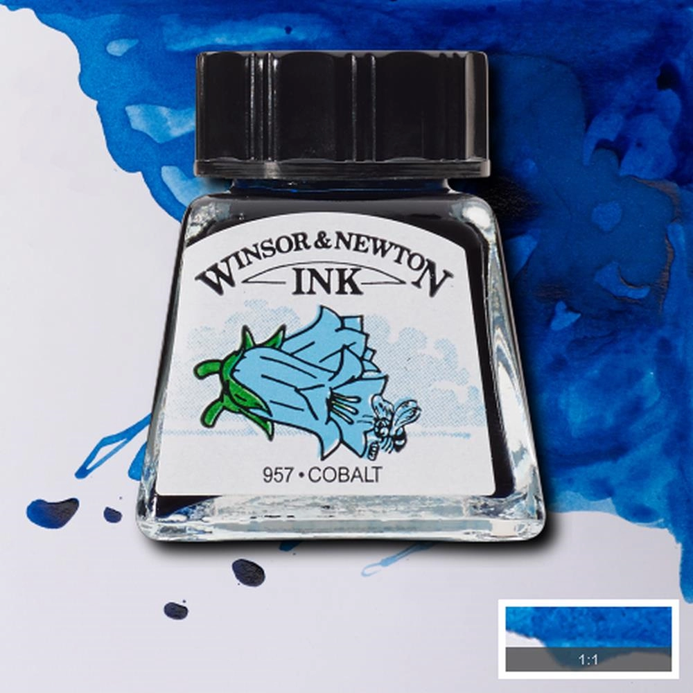 Een Tekeninkt Winsor & Newton 14 ml 176 cobalt koop je bij Terpen Tijn