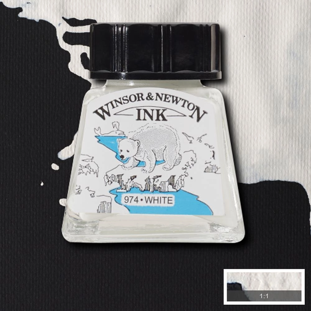 Een Tekeninkt Winsor & Newton 14 ml 702 white koop je bij Terpen Tijn