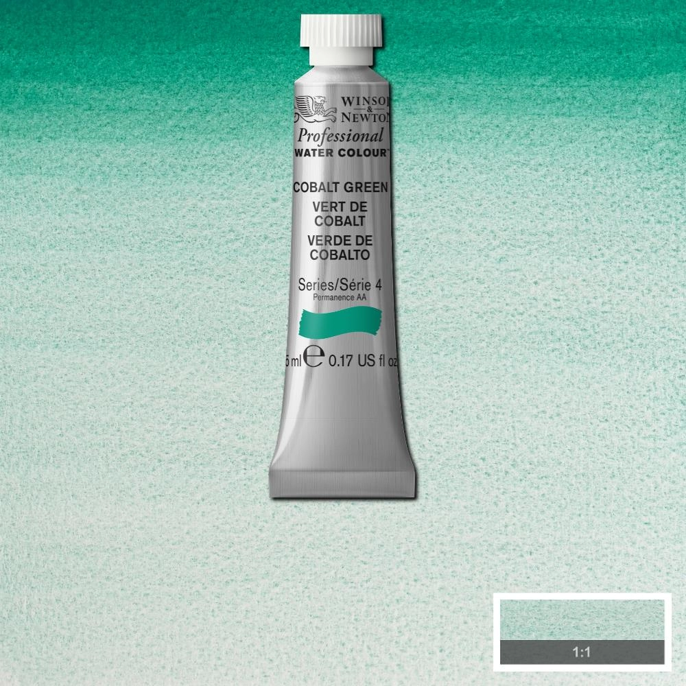 Een Aquarelverf Winsor & Newton Artists 5 ml 184 cobalt green koop je bij Terpen Tijn