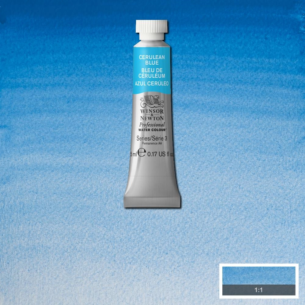 Een Aquarelverf Winsor & Newton Artists 5 ml 137 cerulean blue koop je bij Terpen Tijn