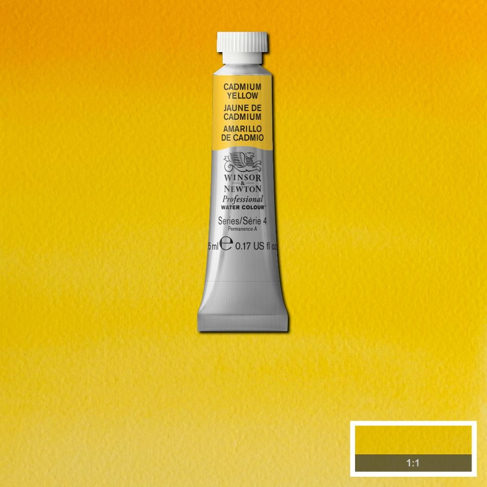 Een Aquarelverf Winsor & Newton Artists 5 ml 108 cadmium yellow koop je bij Terpen Tijn