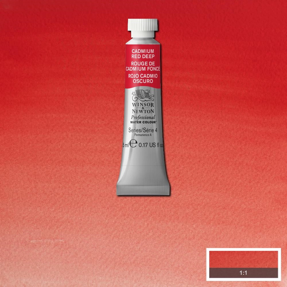 Een Aquarelverf Winsor & Newton Artists 5 ml 097 cadmium red deep koop je bij Terpen Tijn