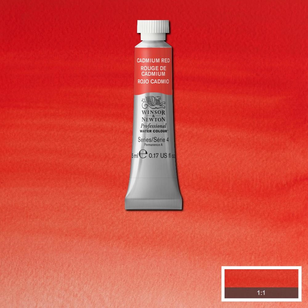 Een Aquarelverf Winsor & Newton Artists 5 ml 094 cadmium red koop je bij Terpen Tijn