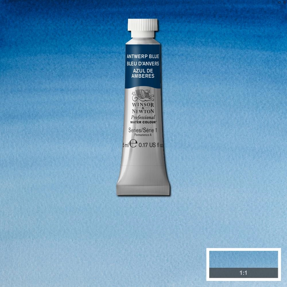 Een Aquarelverf Winsor & Newton Artists 5 ml 010 Antwerp blue koop je bij Terpen Tijn