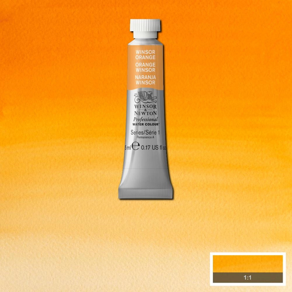 Een Aquarelverf Winsor & Newton Artists 5 ml 724 winsor orange koop je bij Terpen Tijn