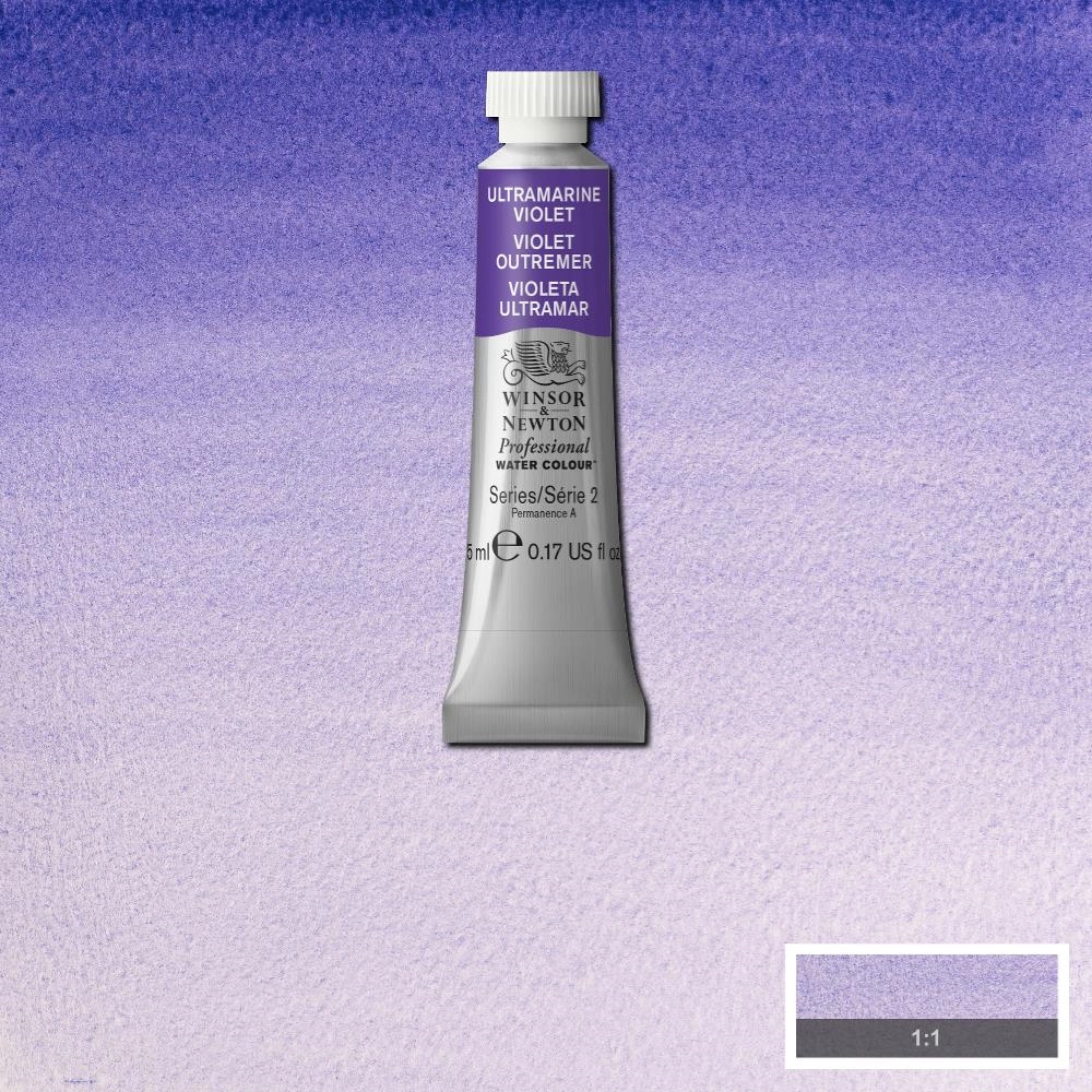 Een Aquarelverf Winsor & Newton Artists 5 ml 672 ultramarine violet koop je bij Terpen Tijn