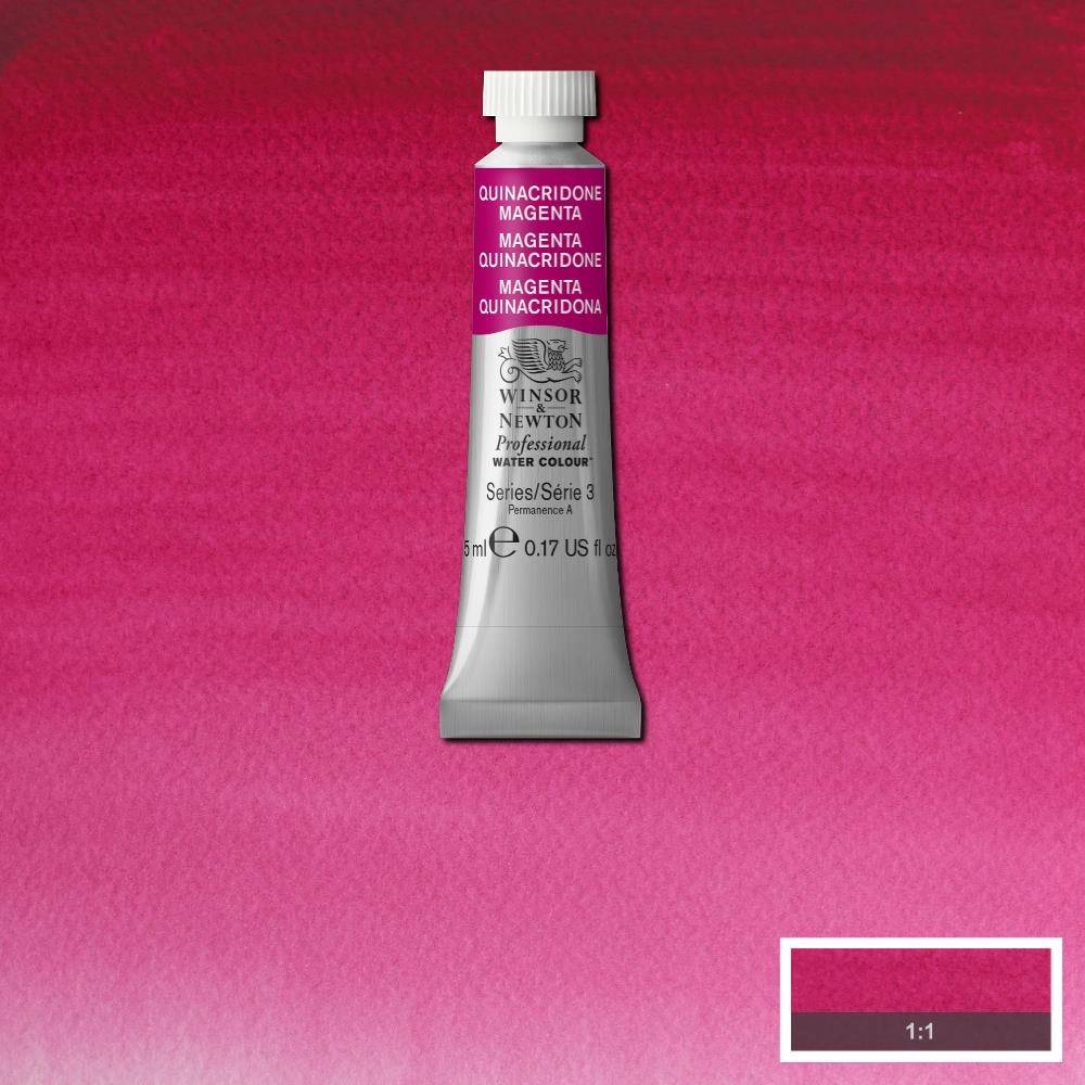 Een Aquarelverf Winsor & Newton Artists 5 ml 545 quinacridone magenta koop je bij Terpen Tijn