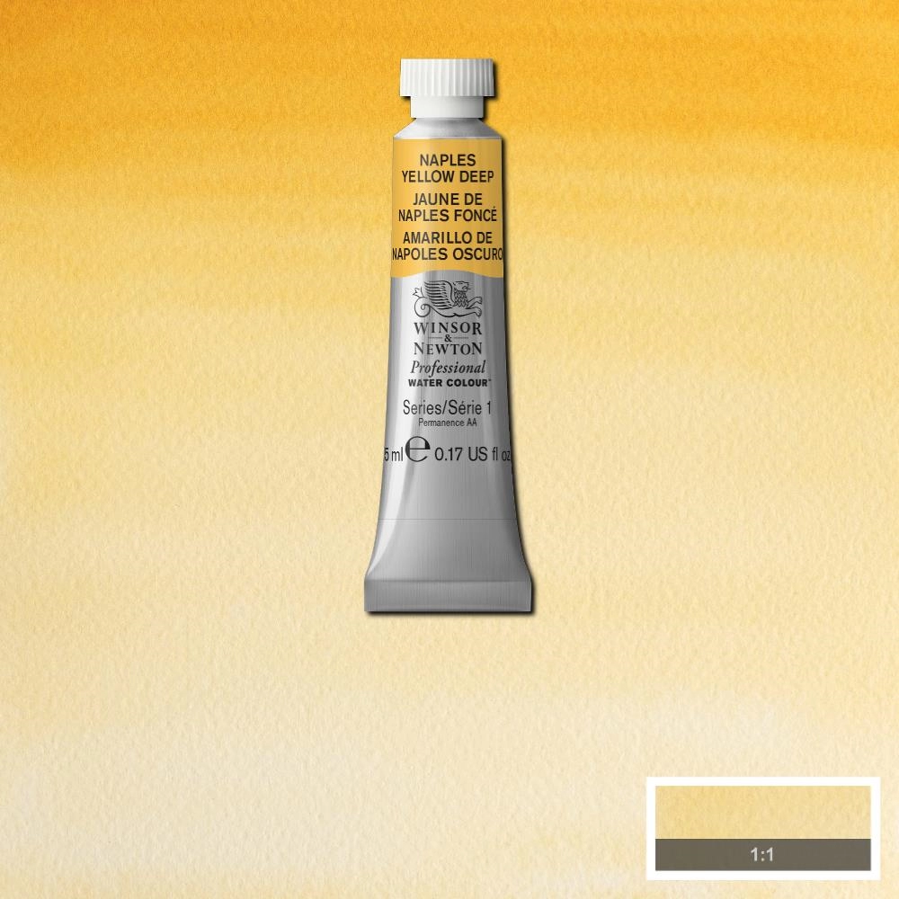 Een Aquarelverf Winsor & Newton Artists 5 ml 425 naples yellow deep koop je bij Terpen Tijn