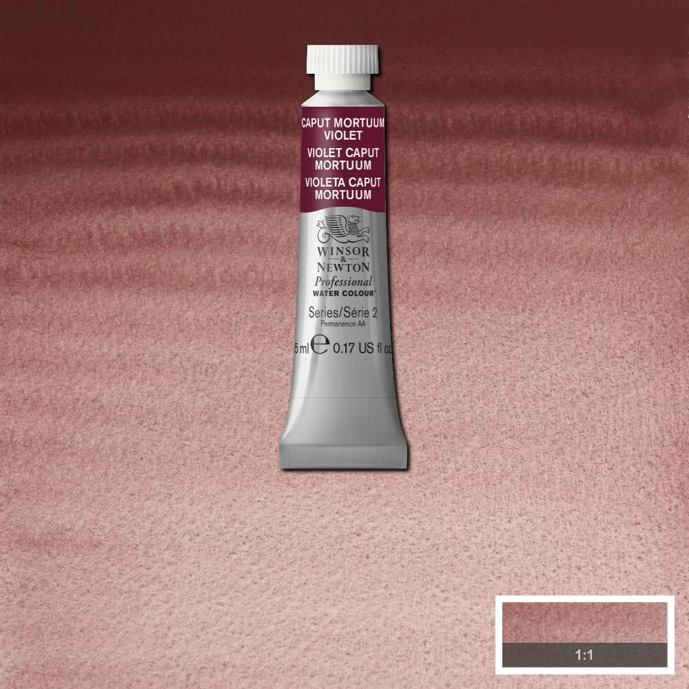 Een Aquarelverf Winsor & Newton Artists 5 ml 125 caput mortuum violet koop je bij Terpen Tijn