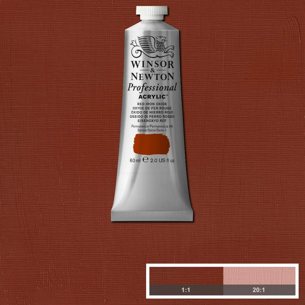 Een WINSOR & NEWTON ARTISTS ACRYLVERF 60ML 560 RED IRON OXIDE koop je bij Terpen Tijn