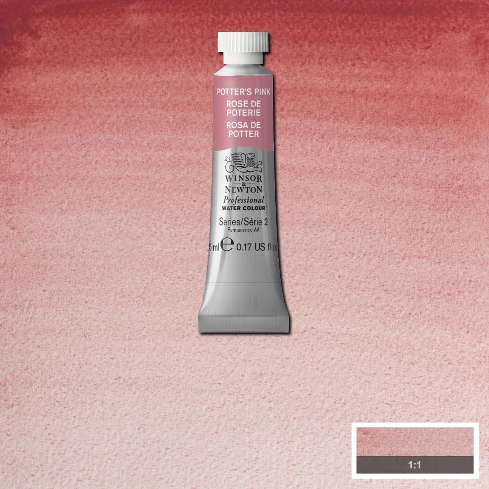 Een Aquarelverf Winsor & Newton Artists 5 ml 537 potters pink koop je bij Terpen Tijn